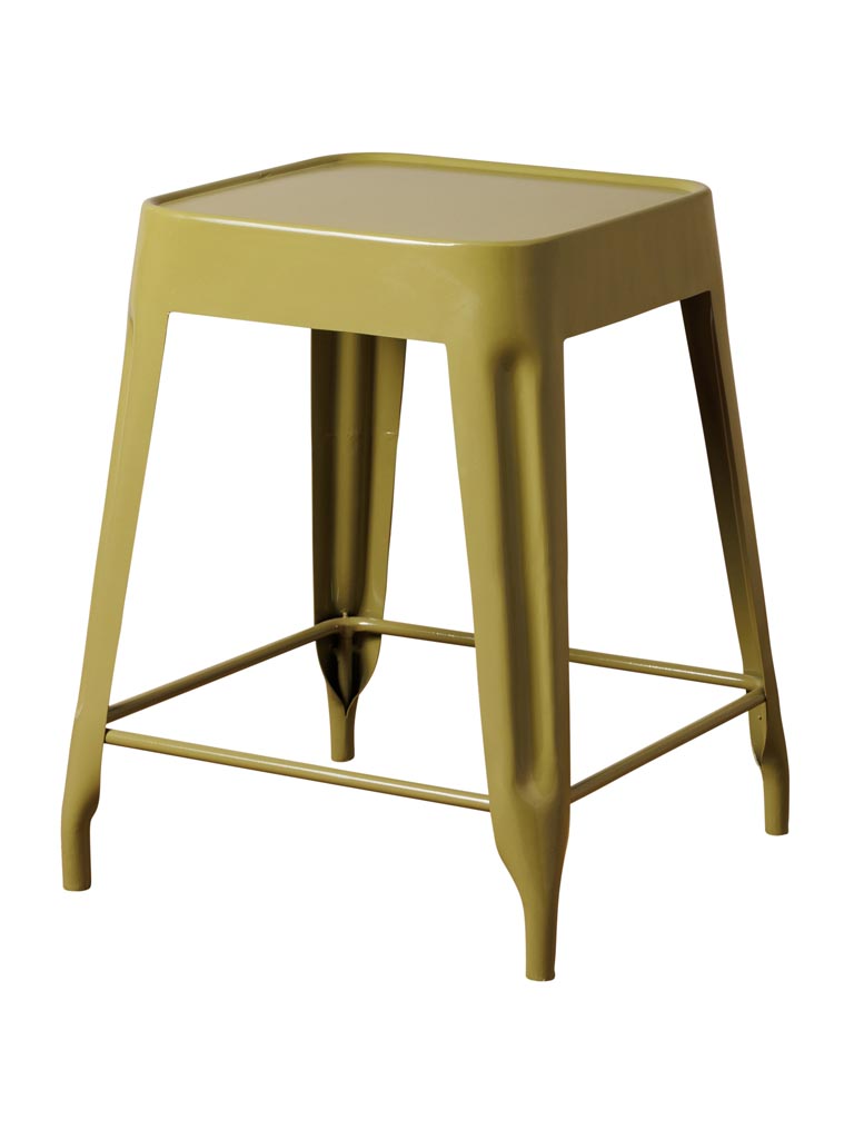 Olive lacquered stool Jammin - 2