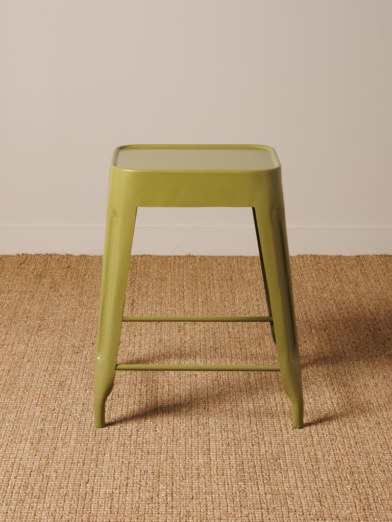 Olive lacquered stool Jammin - 3