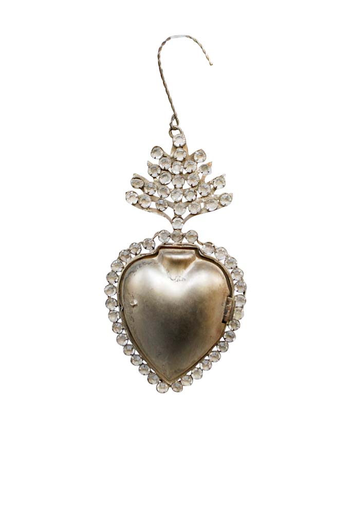 Heart box w/ diamonds - 2