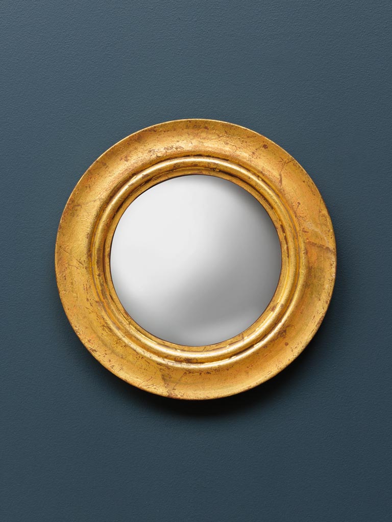 Golden convex mirror Louis - 1