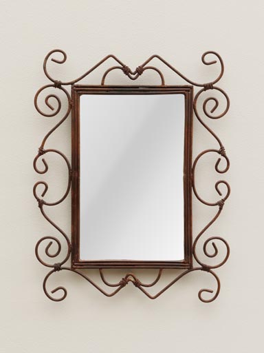 Iron mirror Arabesque