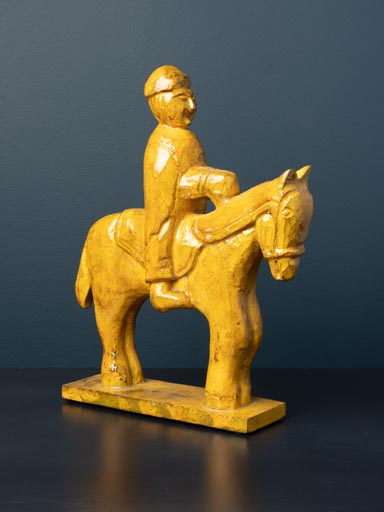 Ancient horseman yellow