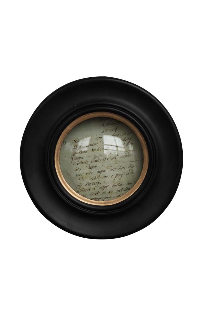 Round frame ant patina - 2