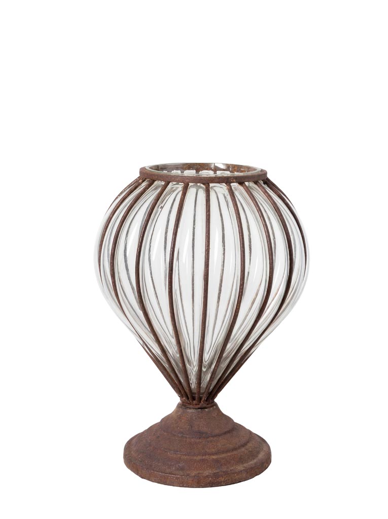 Vase with metal frame Zéphyr - 2