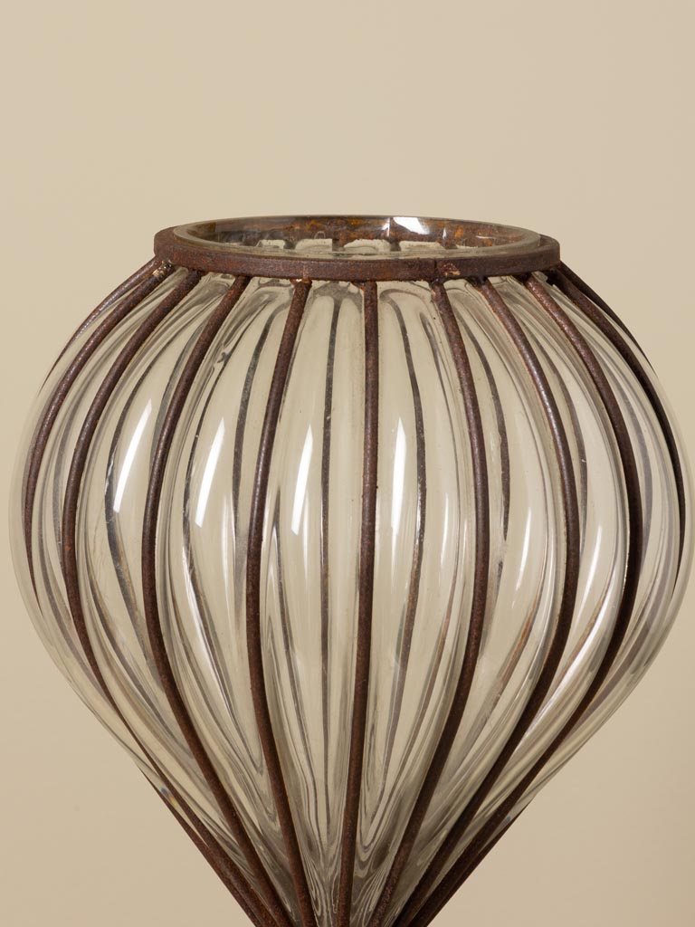 Vase with metal frame Zéphyr - 3