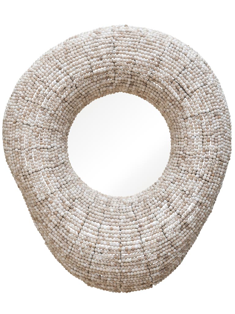 Miroir billes blanches Laperla - 2