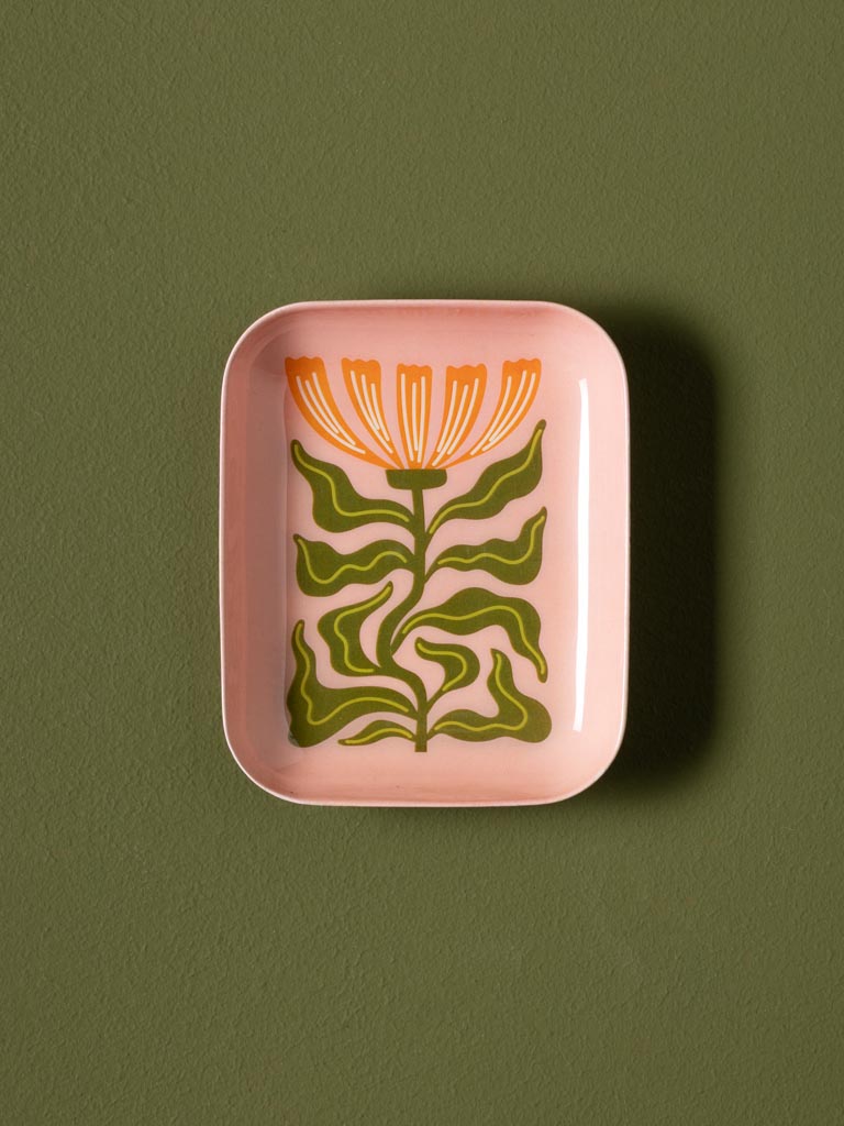 S/4 mini plateaux fleurs girly - 5