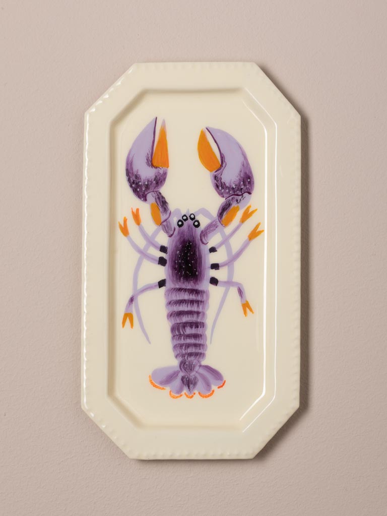 S/4 petits plateaux homards colorés - 3