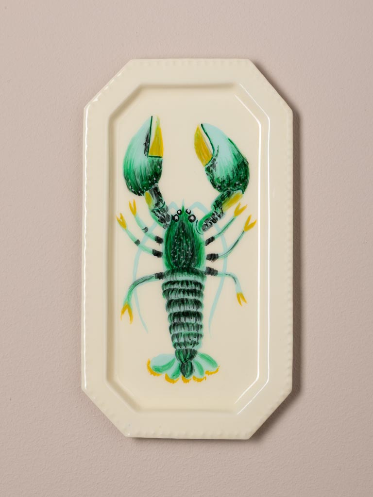 S/4 petits plateaux homards colorés - 5