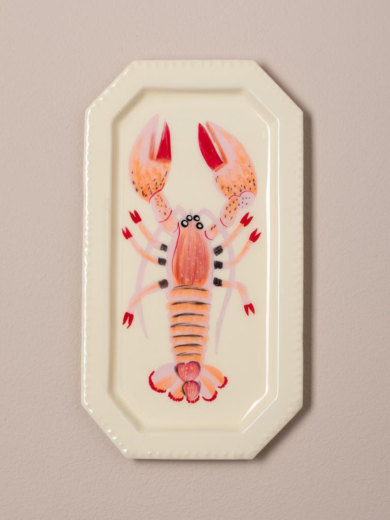 S/4 petits plateaux homards colorés - 4