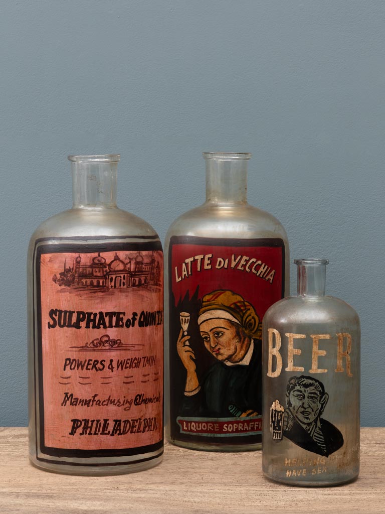 Handpainted bottle Pharmacy - 4