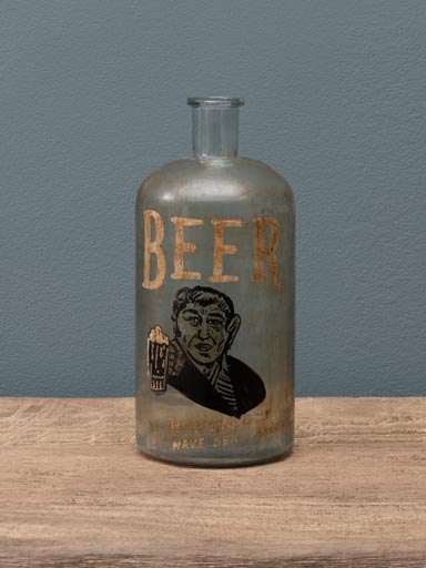 Handpainted bottle Beer & sex