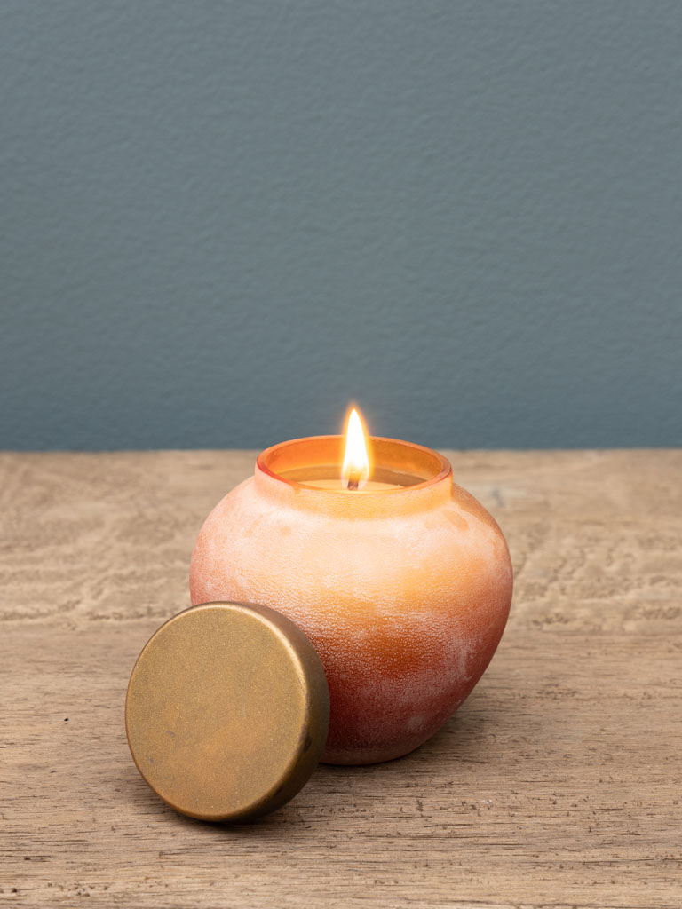 Soy wax candle in mermelade pot - 1