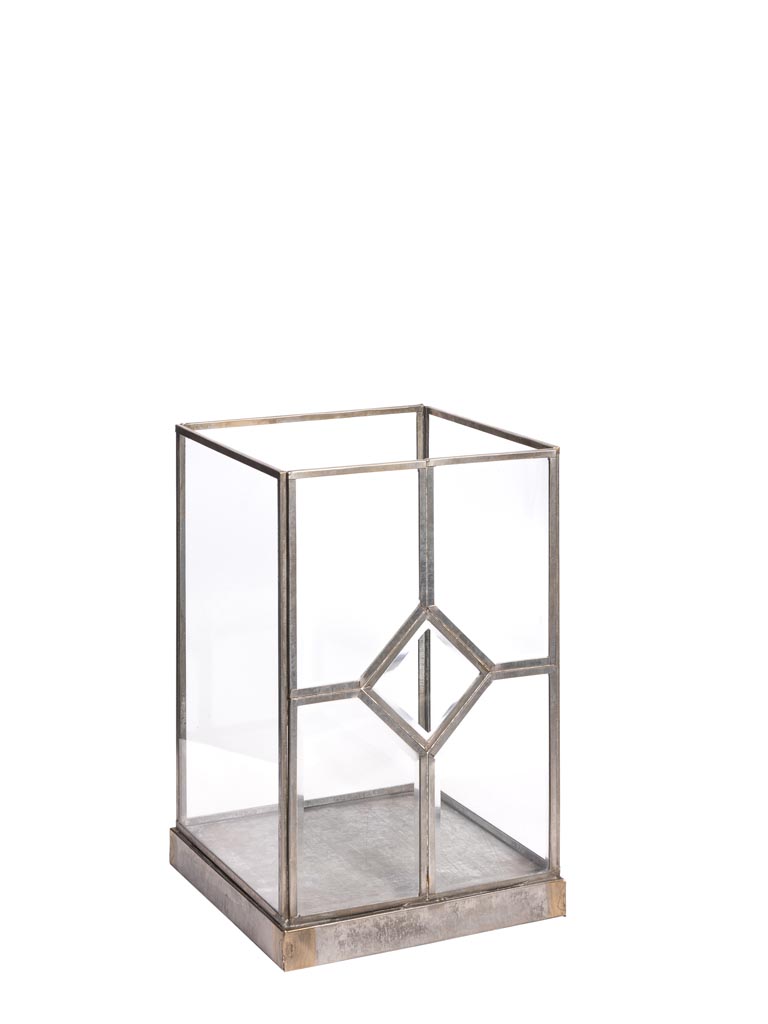 Candle holder beveled glass Solange 25cm - 2