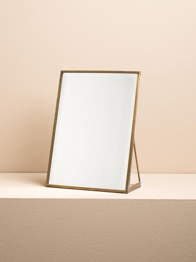 Beveled table mirror 18cm