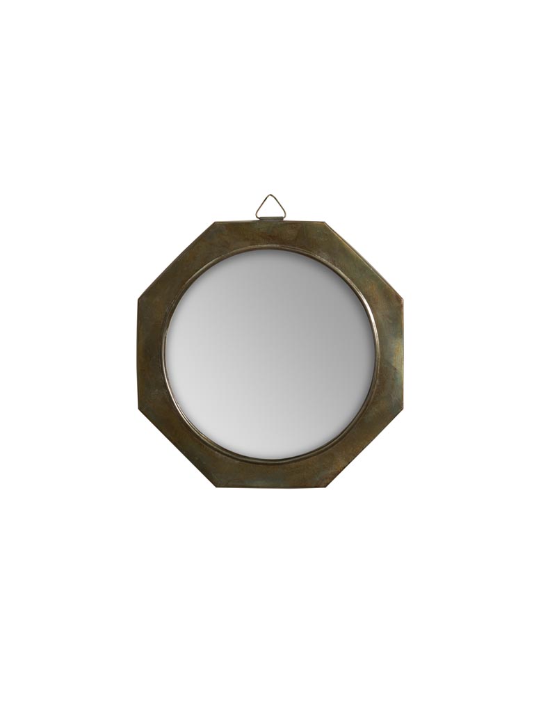 Octogon wall mirror metal sheet - 2