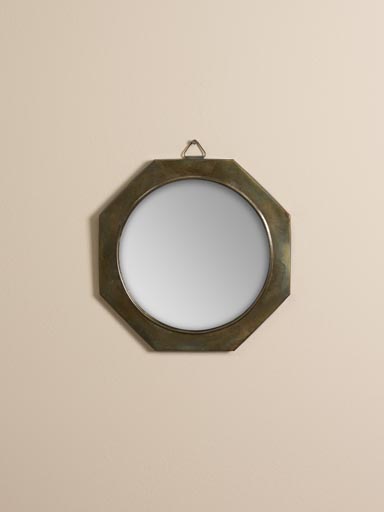 Octogon wall mirror metal sheet