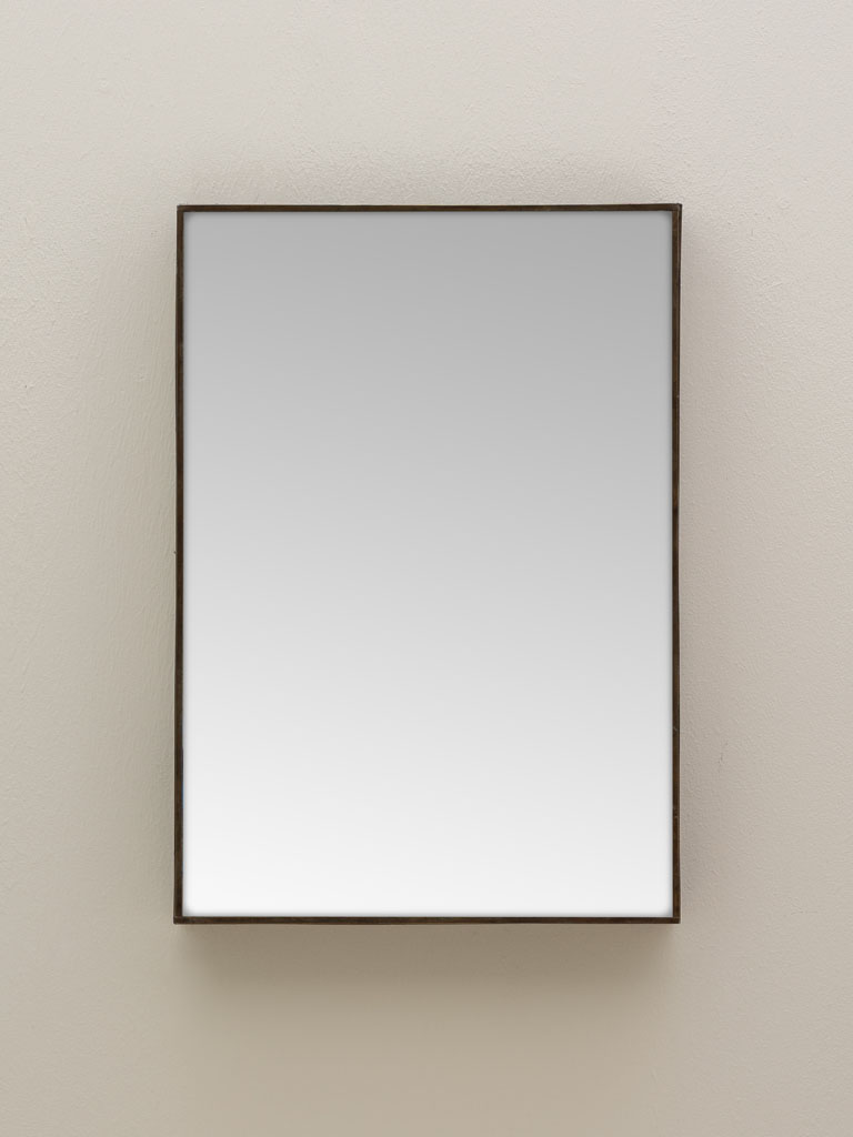 Mirror with hammered edges - 1