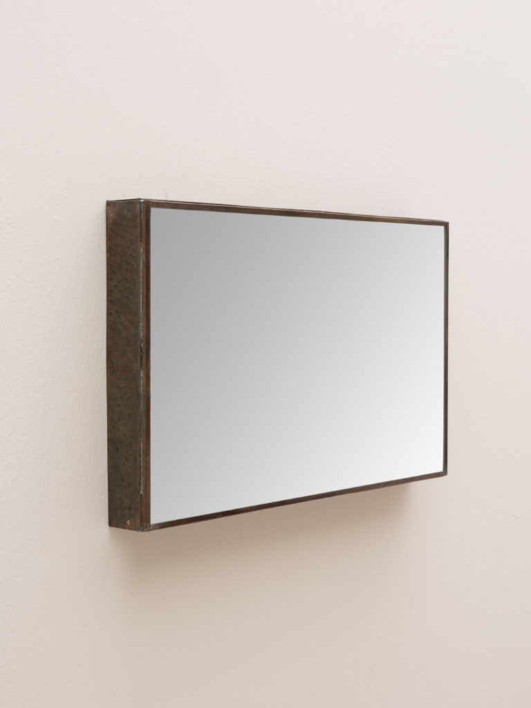 Small mirror with hammered edges - 3