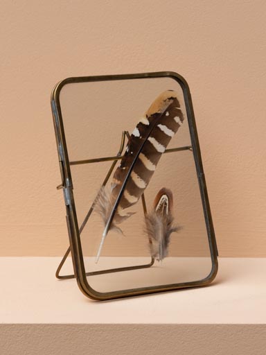 Photo frame rounded metal edge