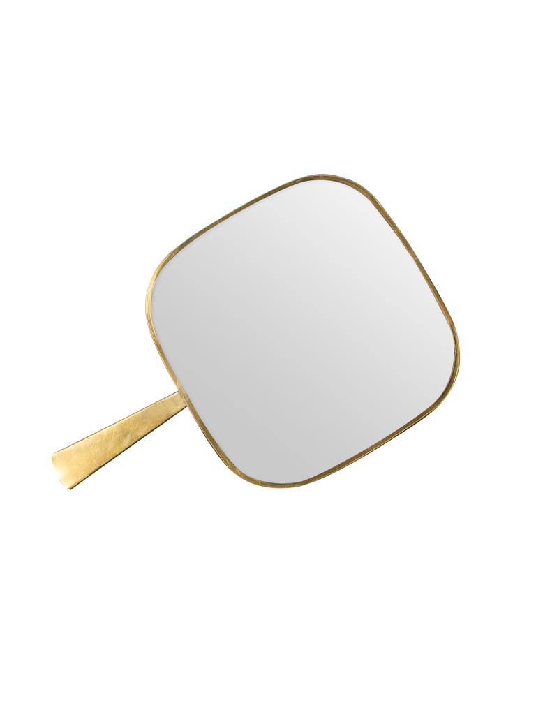 Large hand mirror flat handle - 2