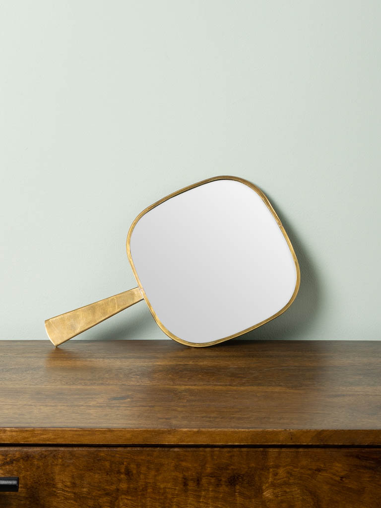 Hand mirror flat handle - 1