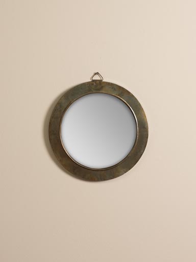 Round wall mirror metal sheet