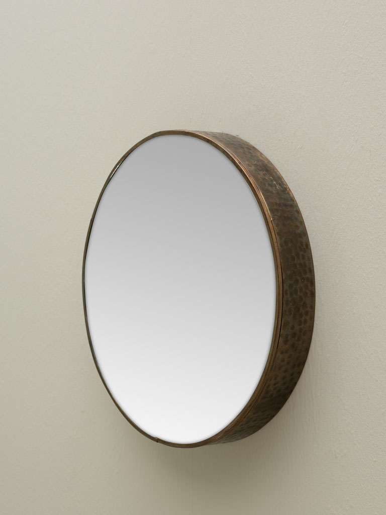 Round mirror hammered edge - 3