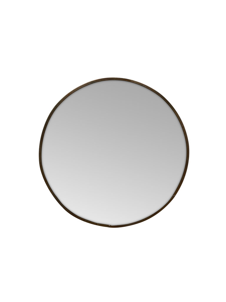 Small round mirror hammered edge - 2