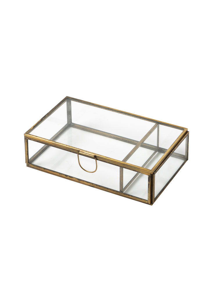 Glass box with small compartment - 2