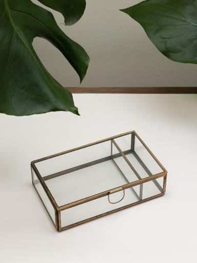 Glass box with small compartment