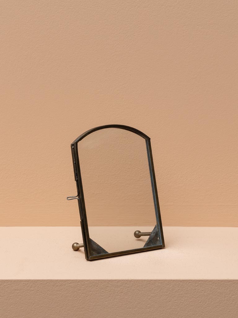 Small standing photo frame with rounded top - 4