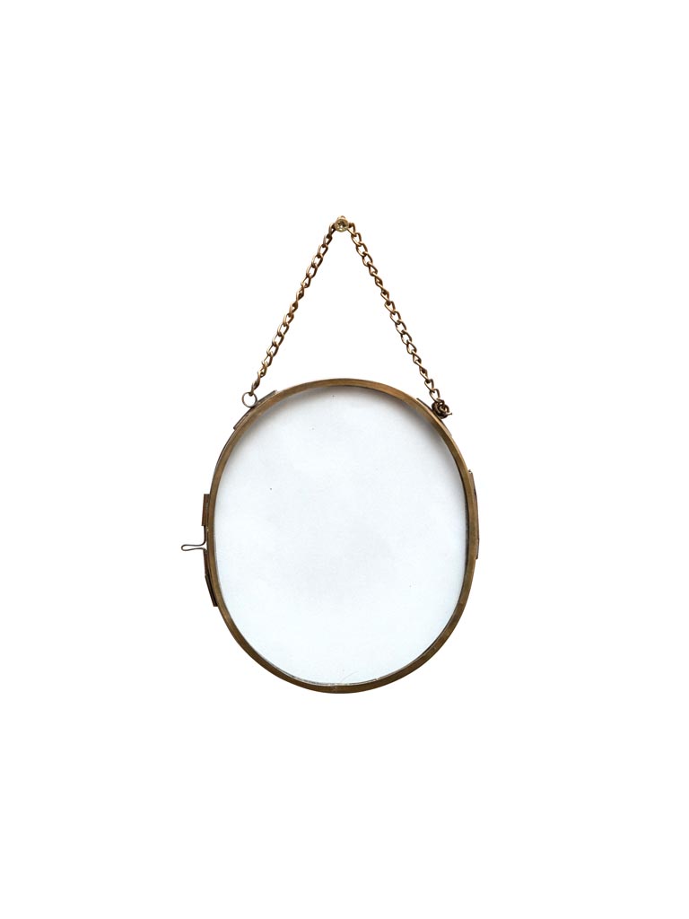Small hanging oval photo frame - 2