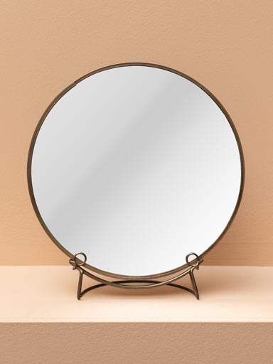 Mirror with removable stand