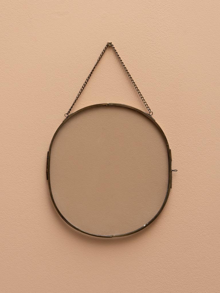 Large hanging oval photo frame - 3