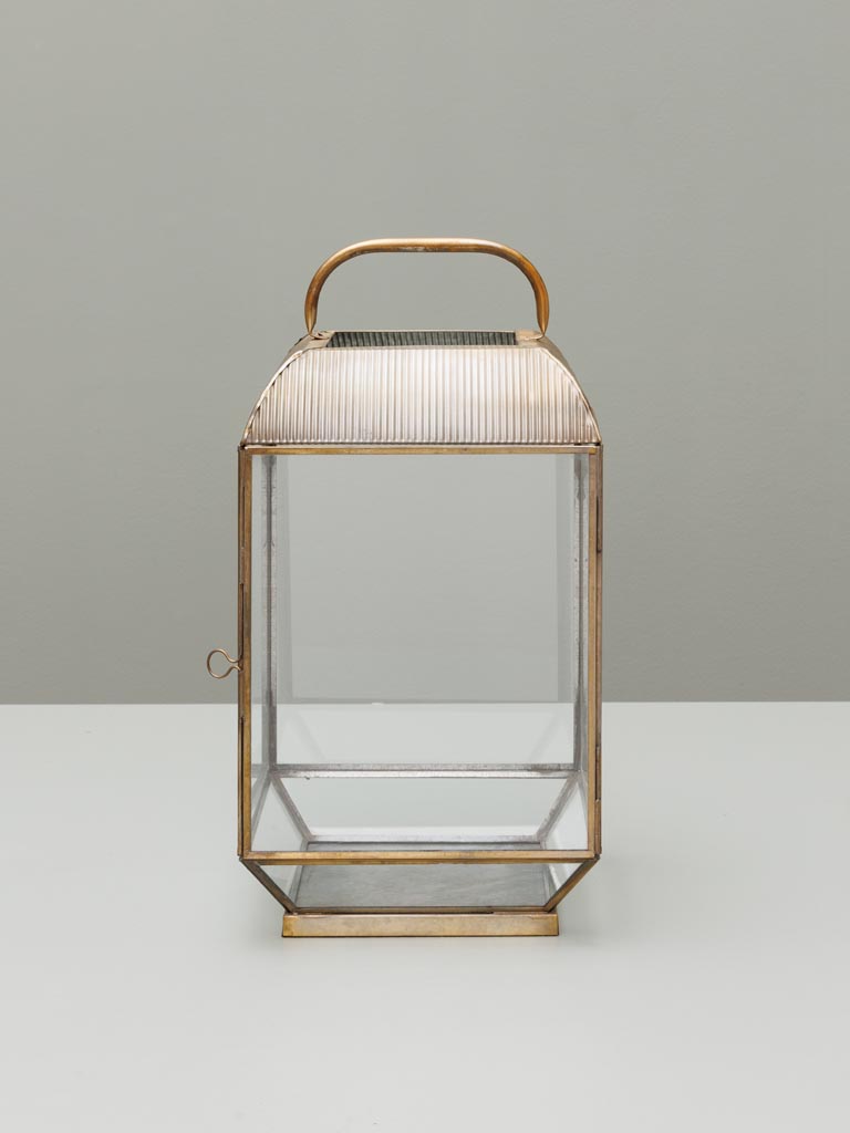 Large lantern brass patina Excelsia - 4