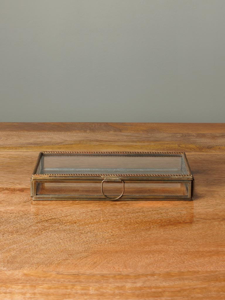 Glass box with embellished edge - 3