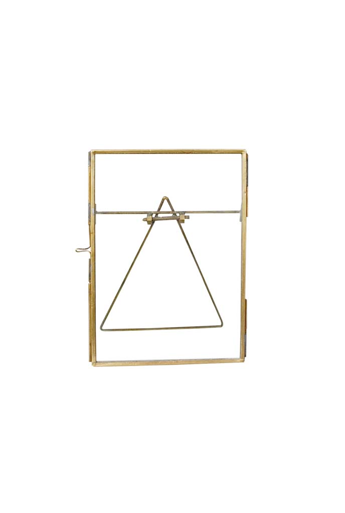 Glass & brass frame - 2