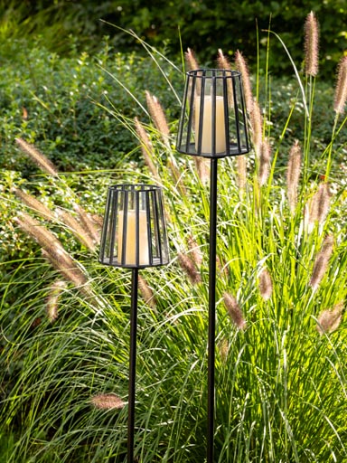 S/2 garden lanterns Léon