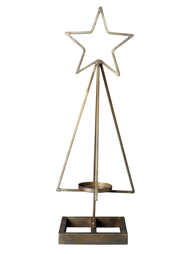 Candle stand tree with star - 2