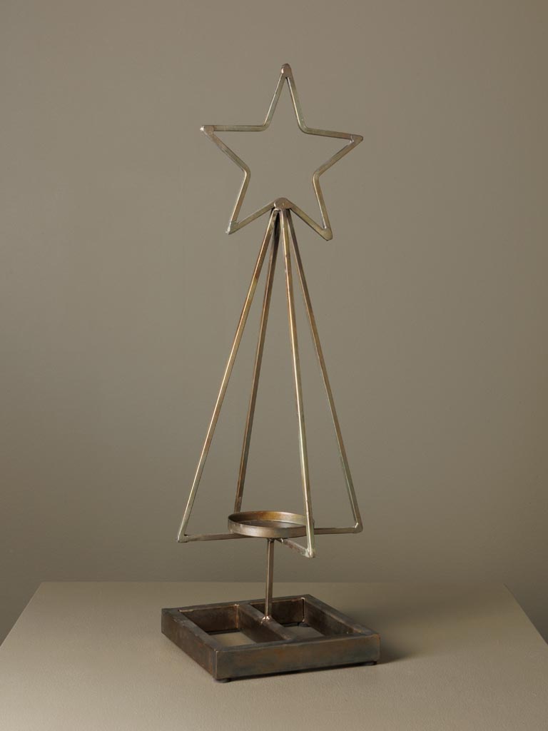Candle stand tree with star - 5
