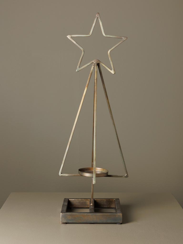 Candle stand tree with star - 4