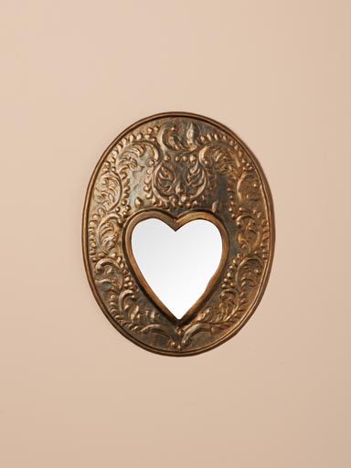 Mirro Ex-voto plate bronze patina