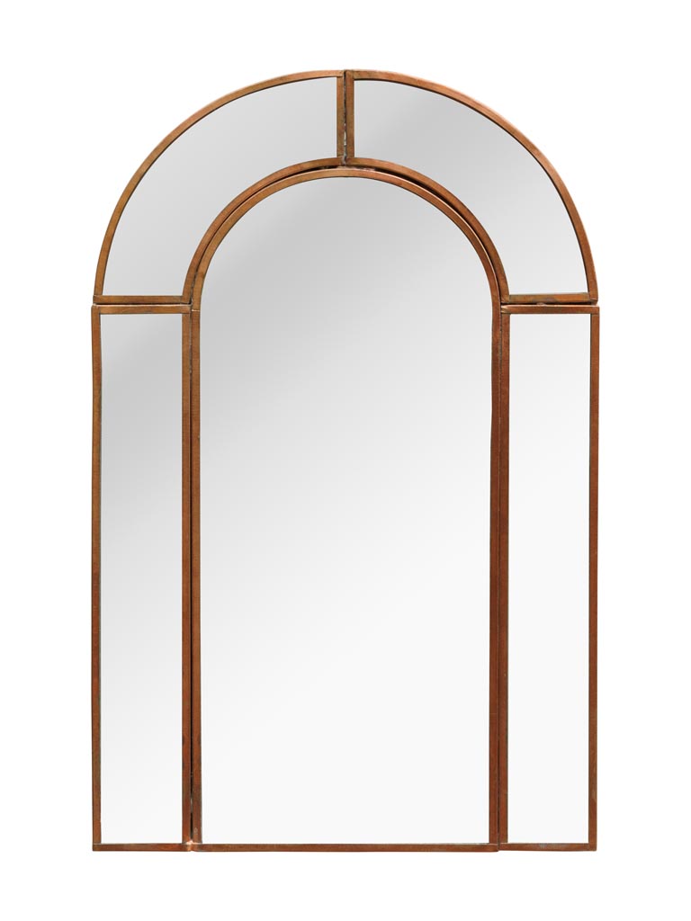 Small arcade mirror copper patina - 2