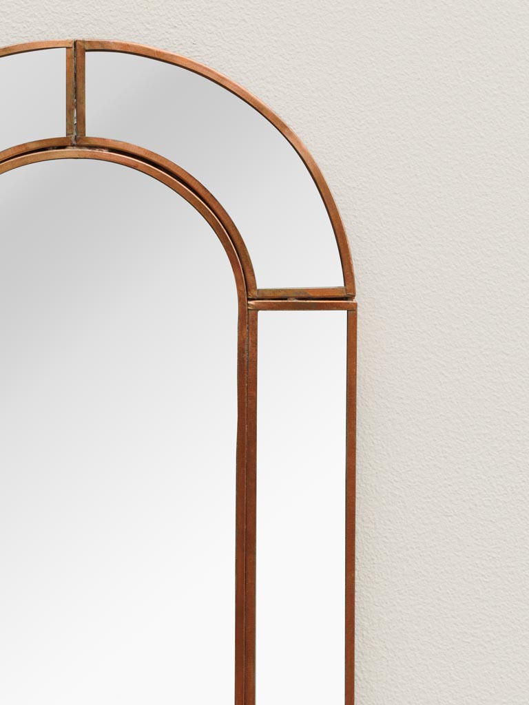 Small arcade mirror copper patina - 3