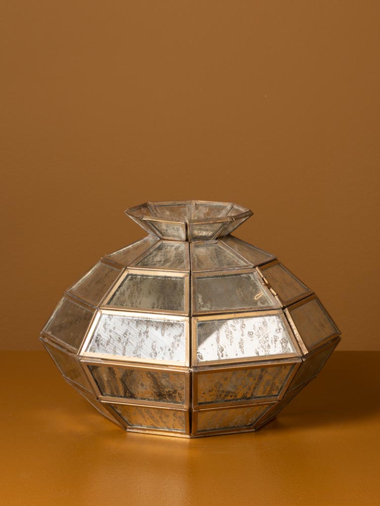 Lanterne boule miroir antique - 3