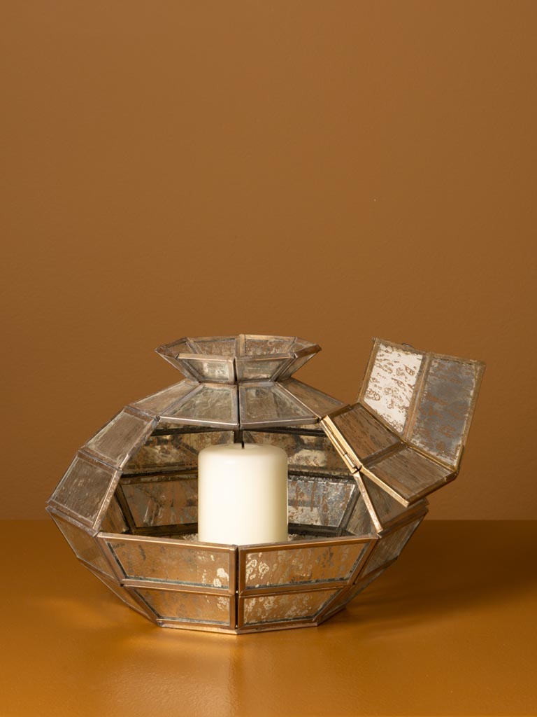Lanterne boule miroir antique - 4