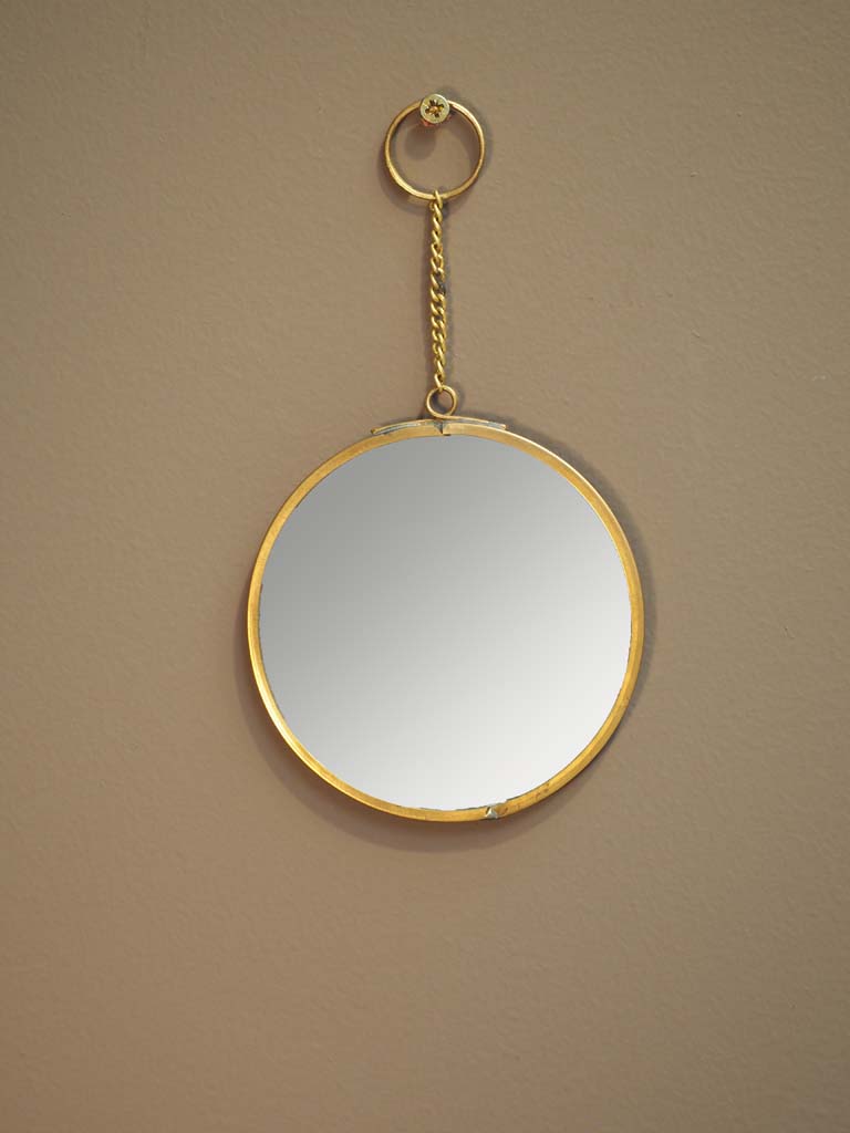 Miroir rond à suspendre - 1