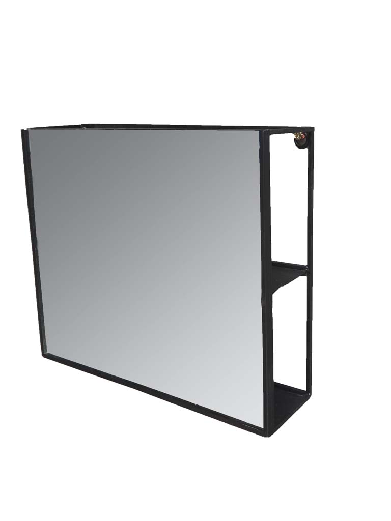 Mirror with secret shelf - 2