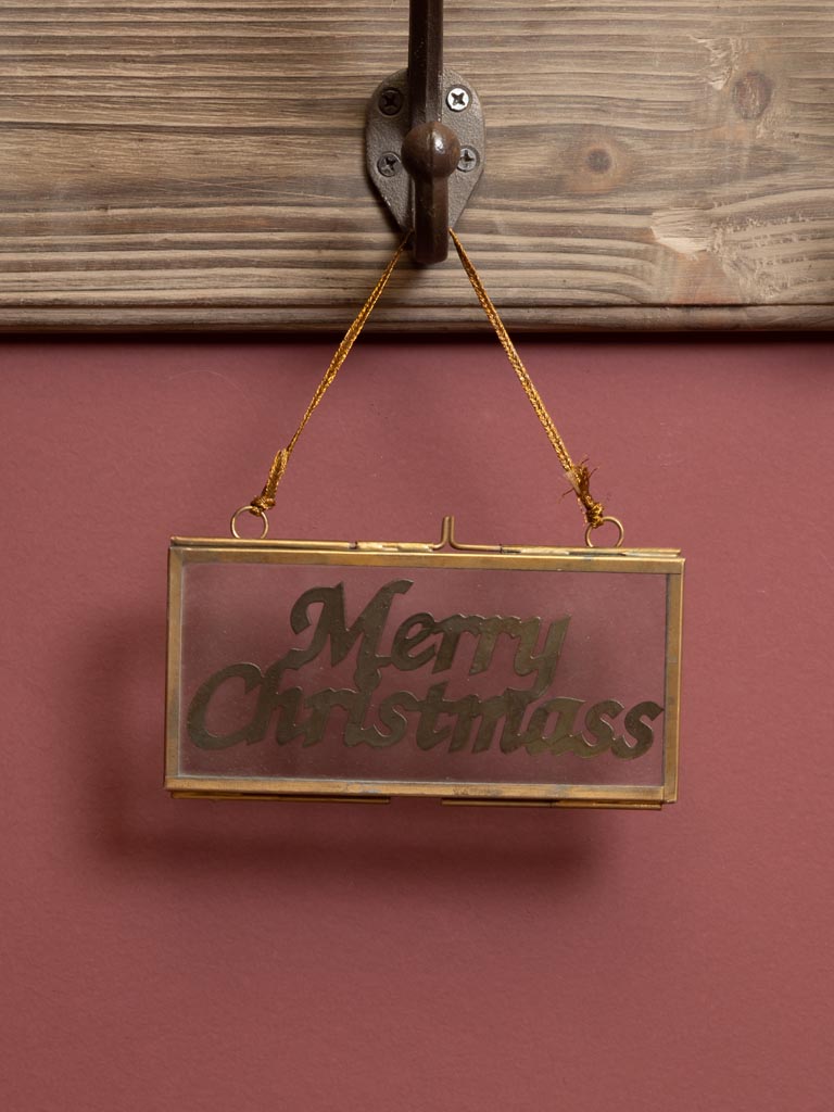 Hanging Merry Christmas ornament - 1